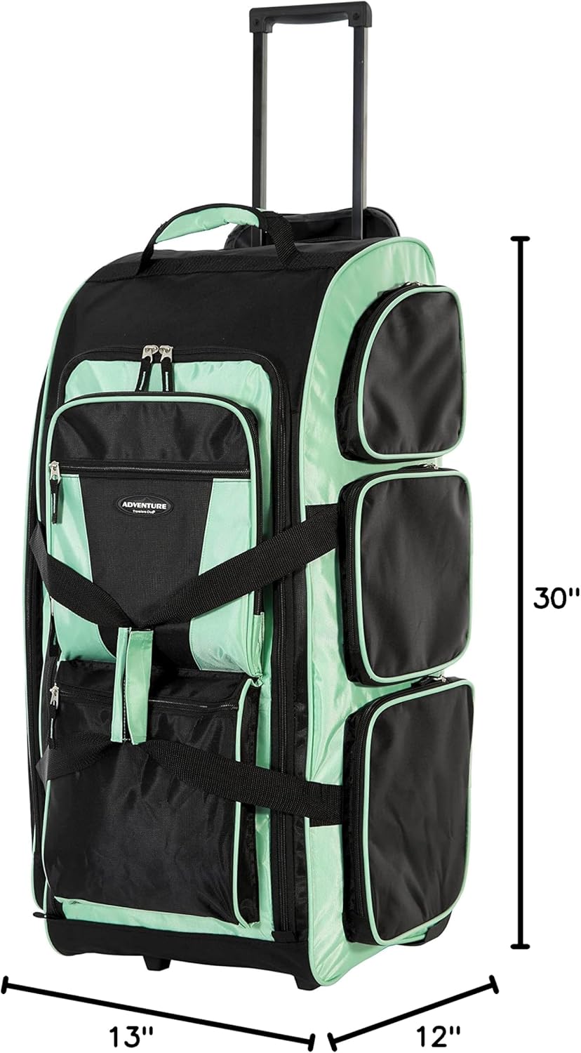 Xpedition 30 Inch Multi-Pocket Upright Rolling Duffel Bag - Image 11